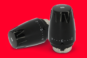 Представлены новые термостатические головки для радиаторной арматуры Uni-fitt DX в черном цвете
