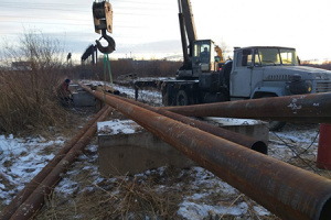 В Екатеринбурге проходит реконструкция магистрального трубопровода 