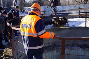 КВС осуществляет строительство канализационного коллектора
