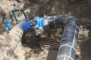 ООО «Концессии водоснабжения – Саратов» провело реконструкцию магистрального водопровода d500 мм