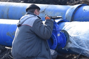 Смонтированы два дюкера на водопроводах в районе поселка Туть Ульяновск