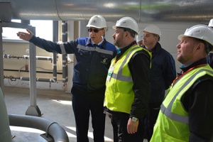 Министр энергетики Московской области посетил очистные сооружения «Росводоканала» в Омске