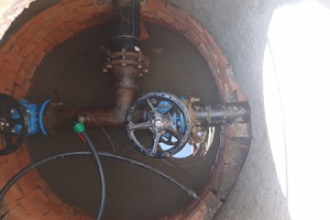 Новую запорную арматуру установили в ходе ремонта водопровод...