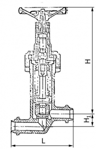 ИТШЛ 491944.001-01 Клапан невозвратно-запорный проходной бессальниковый с герметизацией