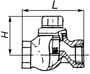 16кчФ1р Клапан обратный с фильтрующим элементом