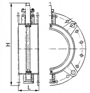 12с-8-5 Клапан затвор регулирующий поворотный дисковый