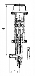 1074-20-Э Клапан запорно-регулирующий угловой сальниковый
