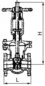 МА 11031 Задвижка клиновая с выдвижным шпинделем