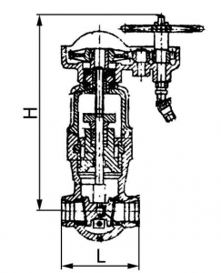 Т-116бс Задвижка клиновая двухдисковая сальниковая