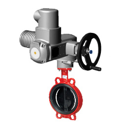 Затвор ГРАНВЭЛ ЗПCС -FIw-5-100-ECH с AUMA SQ05.2,