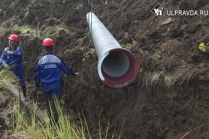 Водопроводные трубы ЛТК «Свободный сокол» применены в ходе реконструкция водовода в Ульяновской области
