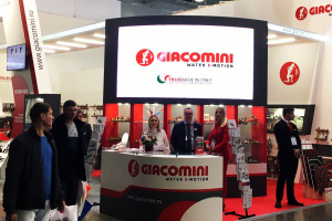 Компания Giacomini представила трубопроводную арматуру на Aq...