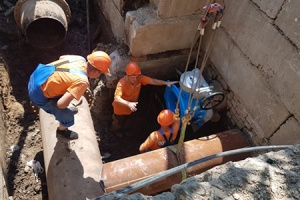 «КВС» установили новую запорную арматуру в ходе реконструкции водопроводных сетей