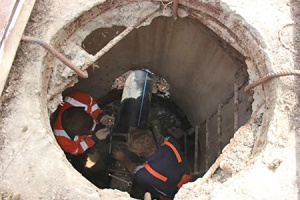В Ейске проводят реконструкцию водопроводного узла длиной более одного километра
