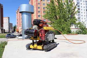 В Йошкар-Оле впервые проверили теплосети с применением специального робота