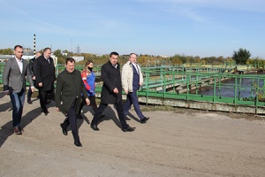 Врио главы Тамбовской области посетил совершил визит на городские очистные сооружения «РКС-Тамбов»