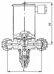 Т 26217 Клапан запорный проходной мембранный