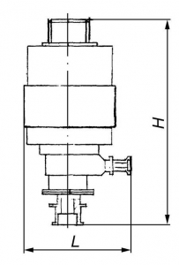УФ 96434-006 Клапан запорный угловой двухпозиционный
