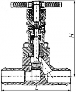 С 21224 Клапан запорный проходной