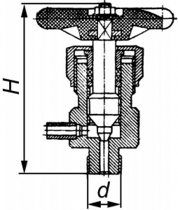 1213-6-0 Клапан воздушный для дренирования среды из трубопровода