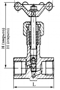 14с64нж Клапан запорный проходной сальниковый