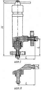 КПЛВ 491216 Клапан запорно-регулирующий  угловой