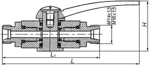 КЦ 6-100 Кран запорный цилиндрический