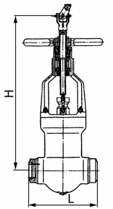 1016-250-М Задвижка клиновая двухдисковая сальниковая